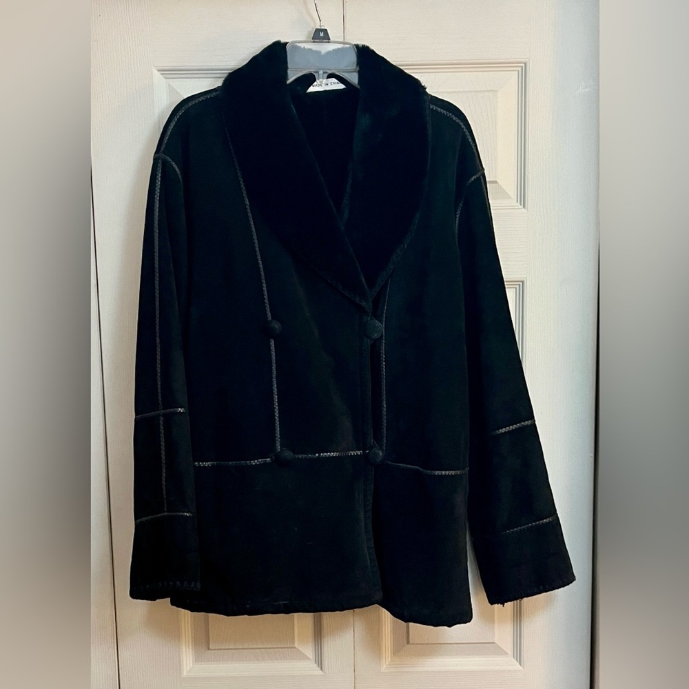 Women's Black Leather Jacket
